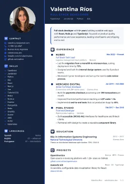 Cobalt CV şablonu